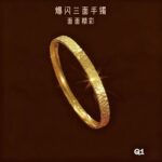 爆闪三面碎碎冰手镯时尚6N碎冰冰手环